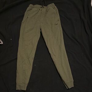 Olive Green Track Pants